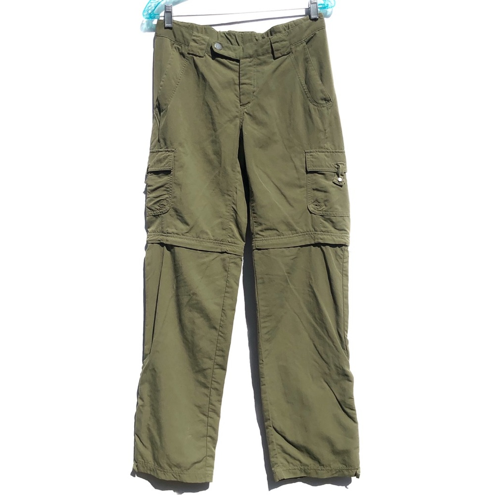 Columbia Sports Titanium Green Hiking Outdoor Convertible Cargo Pants & Shorts 6